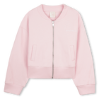 Felpa con cappuccio e zip, MARSHMALLOW, hi-res