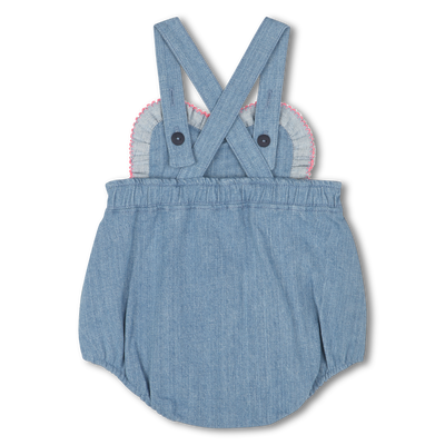 Tuta corta in denim BILLIEBLUSH BAMBINA