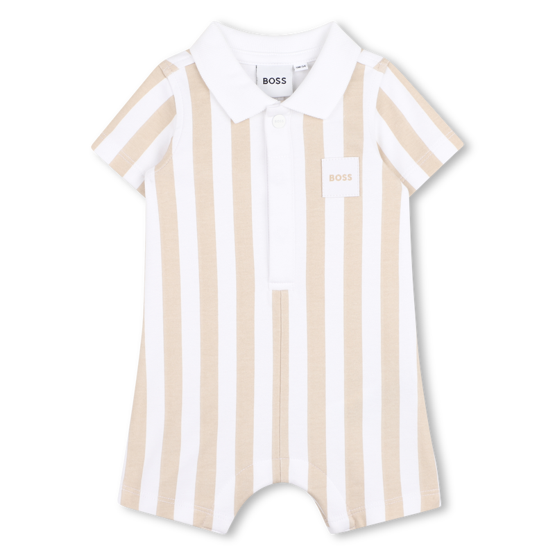 TUTA CORTA A RIGHE BOSS 
                        RAGAZZO