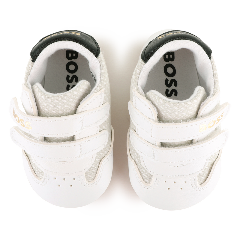 PANTOFOLE IN PELLE DI PECORA BOSS 
                        RAGAZZO