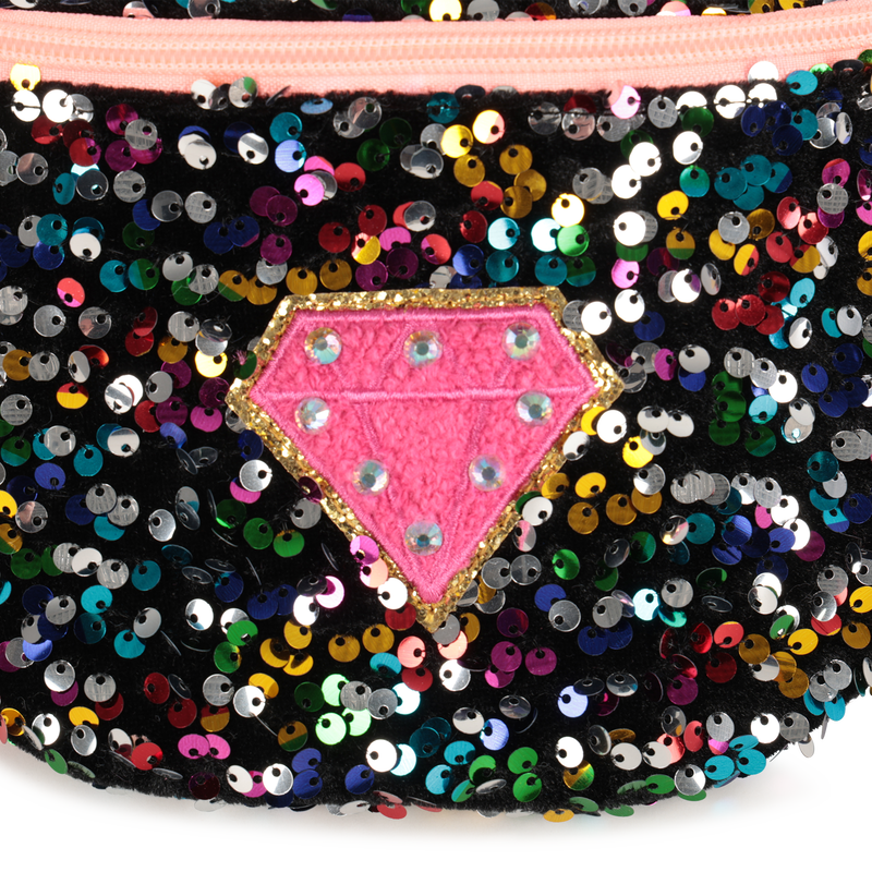 Velvet-based fanny pack BILLIEBLUSH 
                        BAMBINA