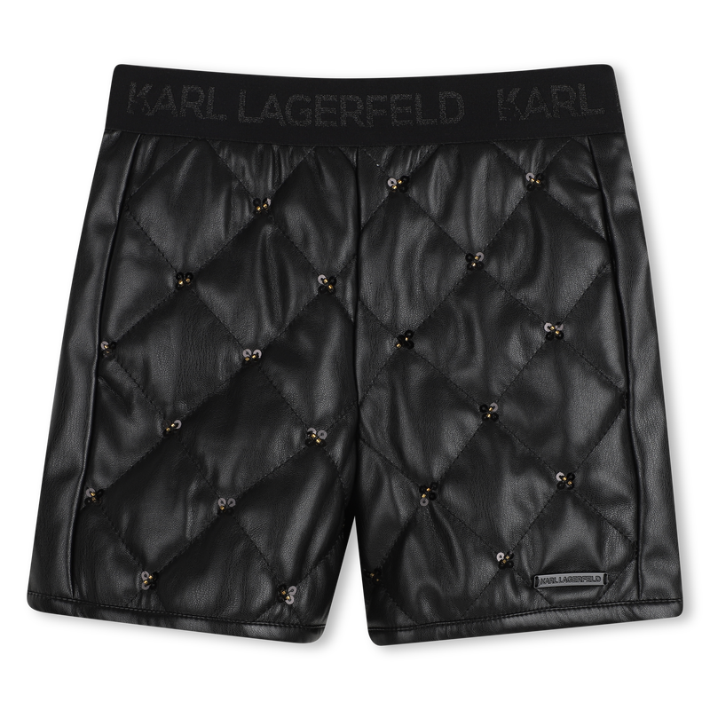 Bermuda con strass KARL LAGERFELD KIDS 
                        BAMBINA