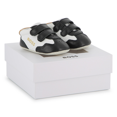 PANTOFOLE IN PELLE DI PECORA BOSS RAGAZZO