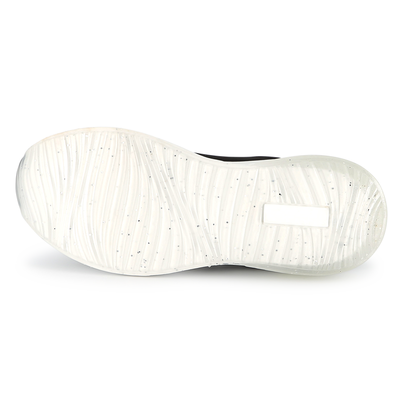 Sneakers con lacci e badge KARL LAGERFELD KIDS 
                        BAMBINA