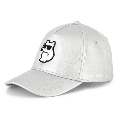 Cappello regolabile con badge KARL LAGERFELD KIDS BAMBINA