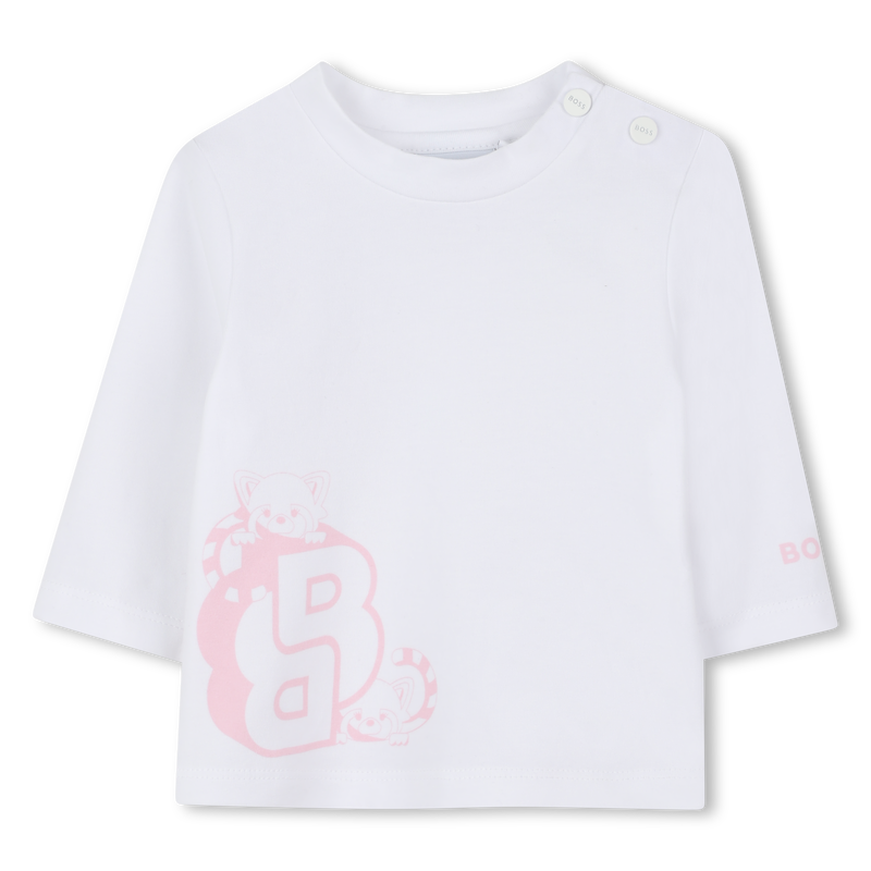 T-shirt a maniche lunghe BOSS 
                        BAMBINA