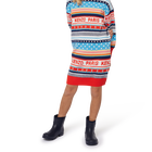 Vestito in maglia jacquard KENZO KIDS 
                    BAMBINA