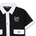 Cardigan a maniche corte KARL LAGERFELD KIDS 
                    BAMBINA
