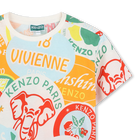 T-shirt cotone maniche corte KENZO KIDS 
                    RAGAZZO