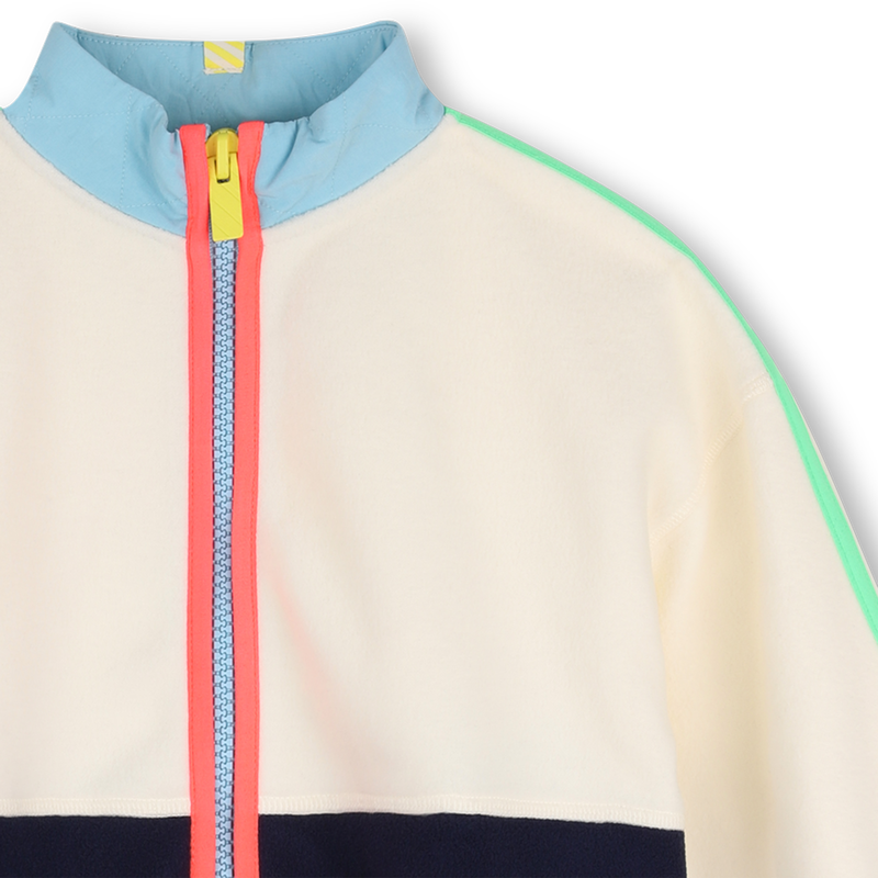 Cardigan in pile BILLIEBLUSH 
                        RAGAZZO
