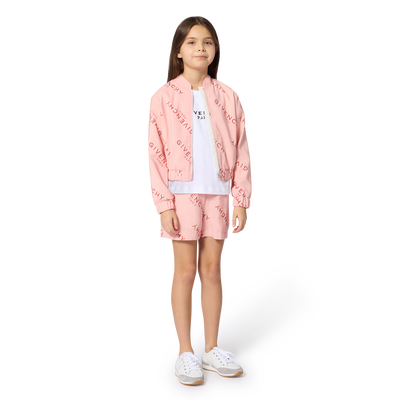 Completo cardigan e pantaloni corti GIVENCHY BAMBINA
