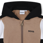 Cardigan con cappuccio BOSS 
                    RAGAZZO