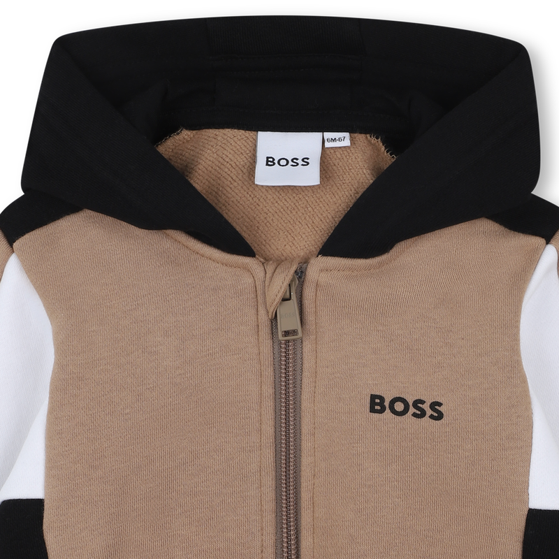 Cardigan con cappuccio BOSS 
                        RAGAZZO