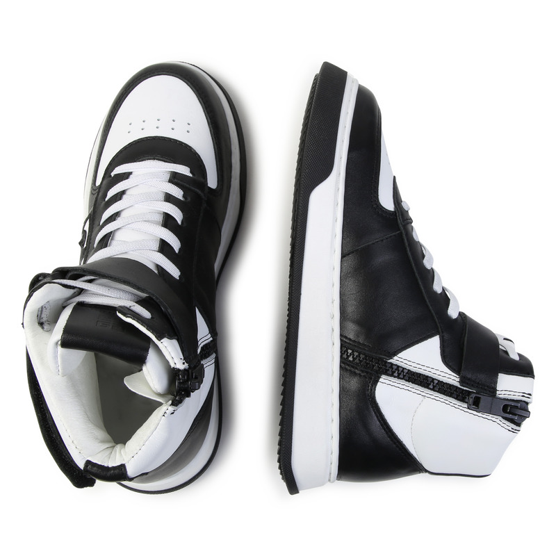 Lace-Up Leather Sneakers GIVENCHY 
                        RAGAZZO
