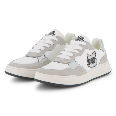Sneakers basse stringate KARL LAGERFELD KIDS BAMBINA