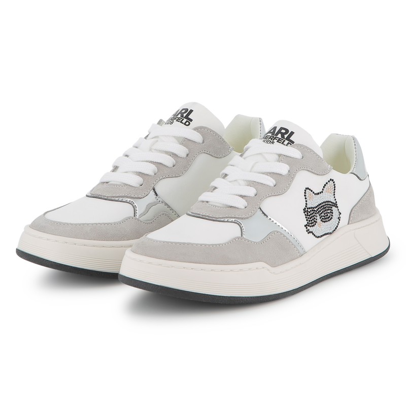 Sneakers basse stringate KARL LAGERFELD KIDS 
                        BAMBINA