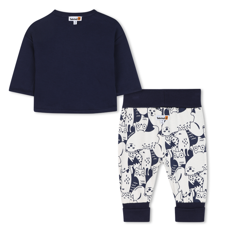T-shirt e pantaloni con bottoni a pressione TIMBERLAND 
                    RAGAZZO