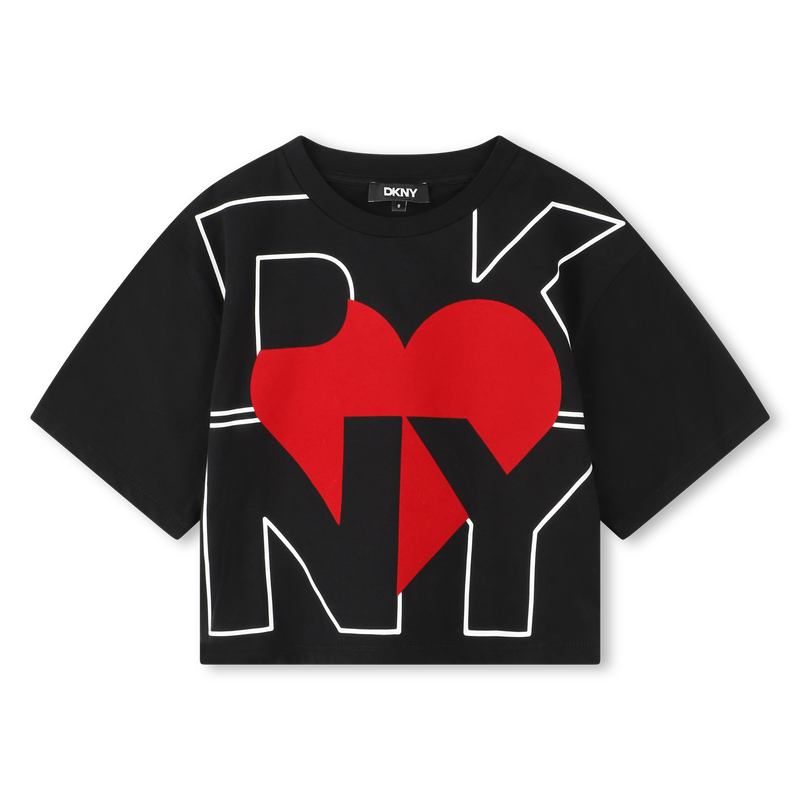 T-shirt a maniche corte DKNY 
                        BAMBINA