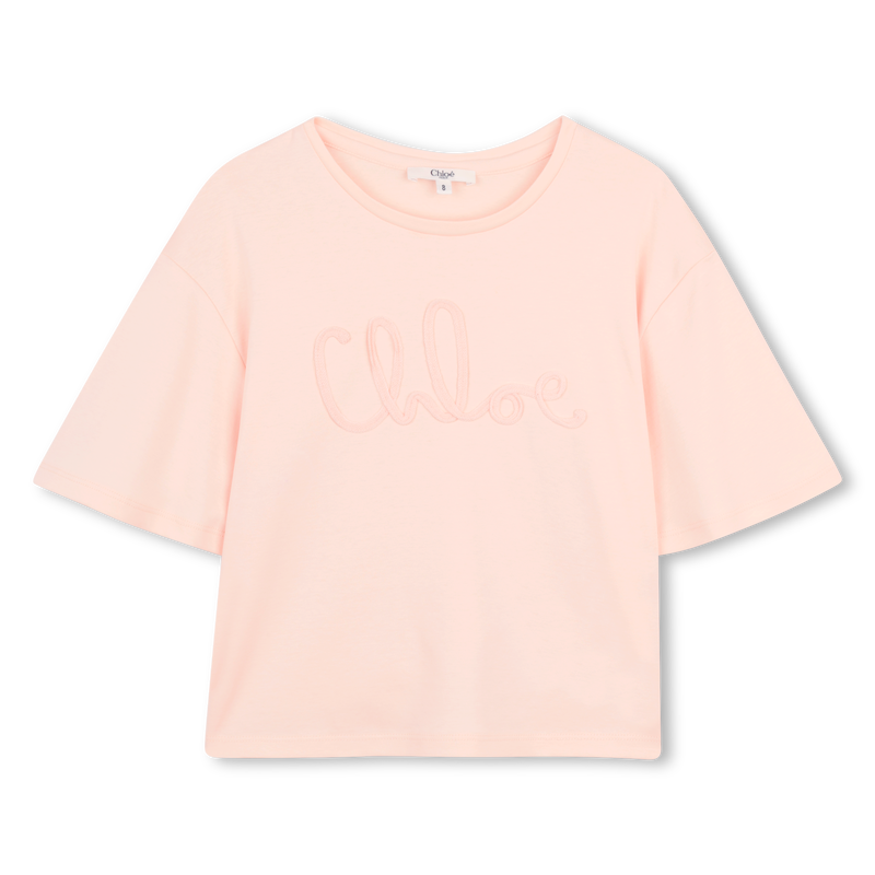 T-SHIRT A MANICHE CORTE CHLOE 
                        BAMBINA