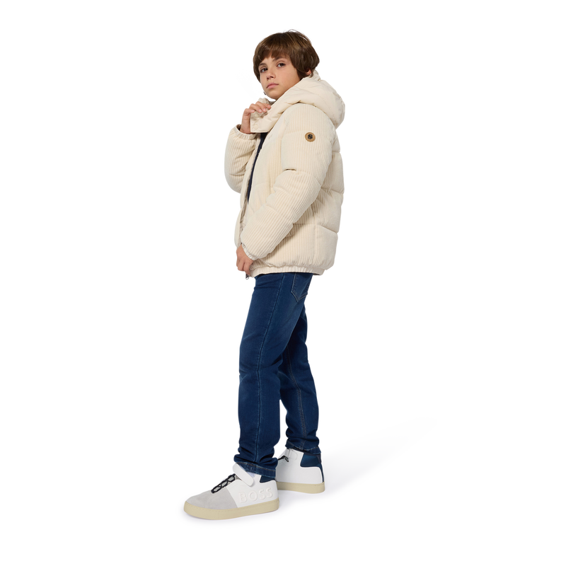 Piumino bi-materiale BOSS 
                        RAGAZZO