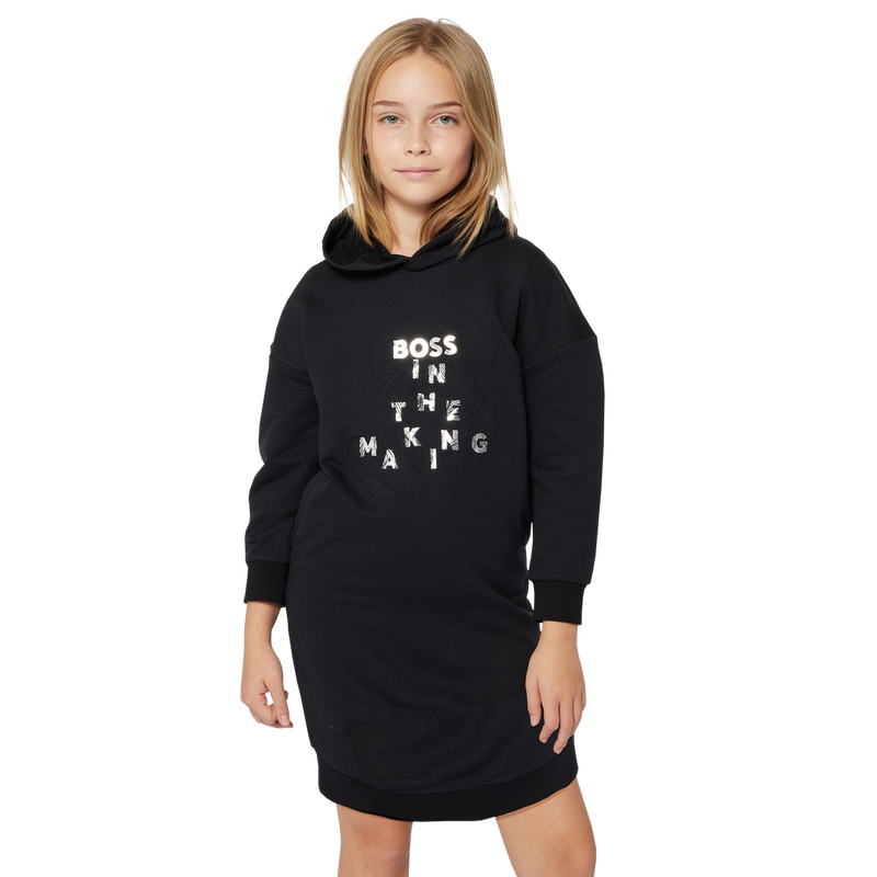 Hooded Sweatshirt Dress BOSS 
                        BAMBINA