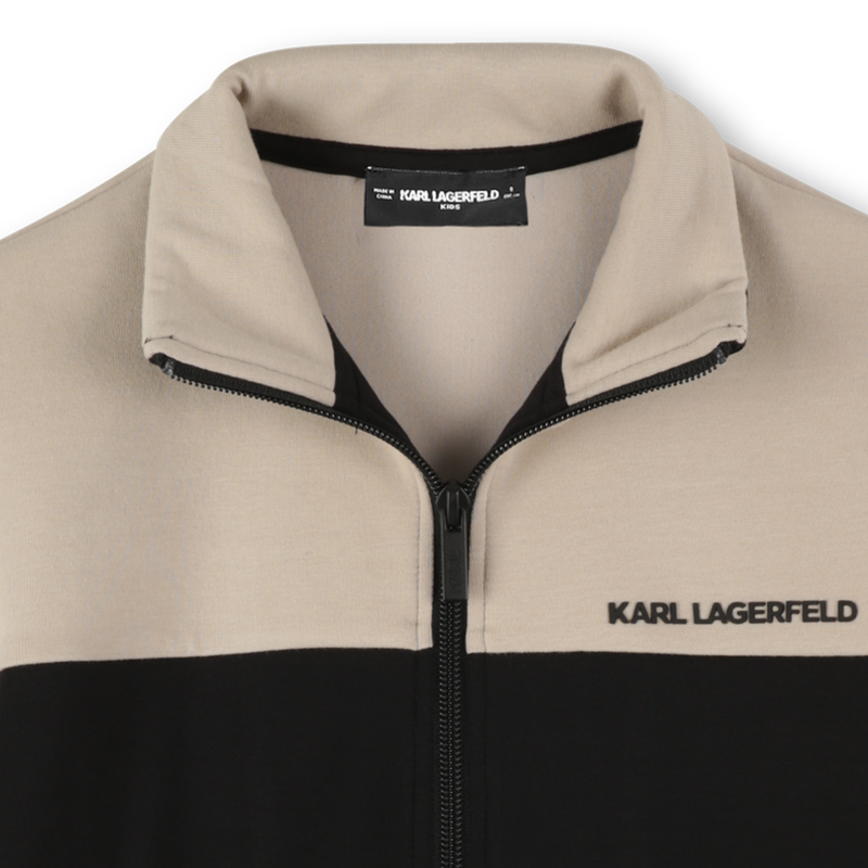 Cardigan bicolore KARL LAGERFELD KIDS 
                        RAGAZZO