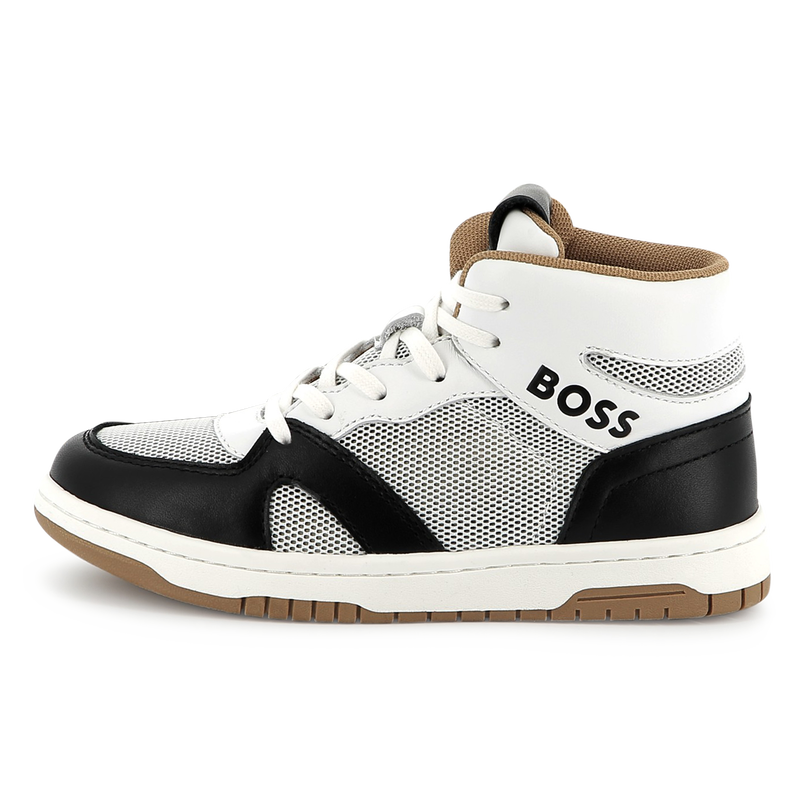 Sneakers alte con lacci BOSS 
                        RAGAZZO