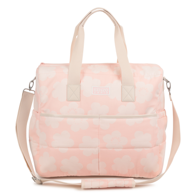 Borsa per pannolini trapuntata in popeline stampat KENZO KIDS UNISEX
