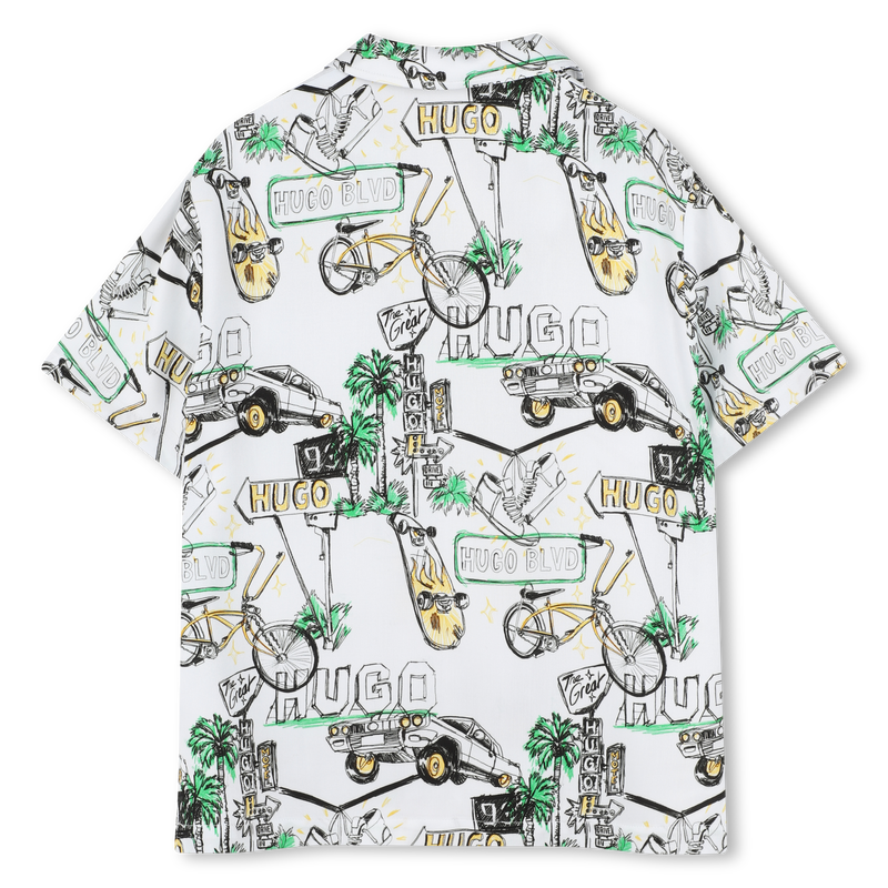 Camicia a maniche corte HUGO 
                        RAGAZZO