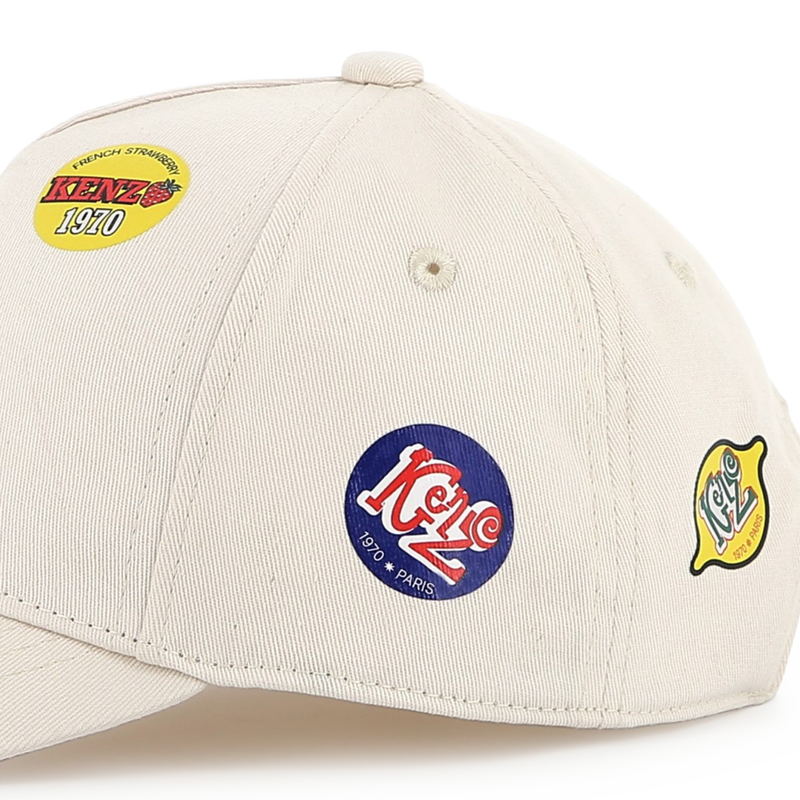 Cappellino stampato in cotone KENZO KIDS 
                        UNISEX