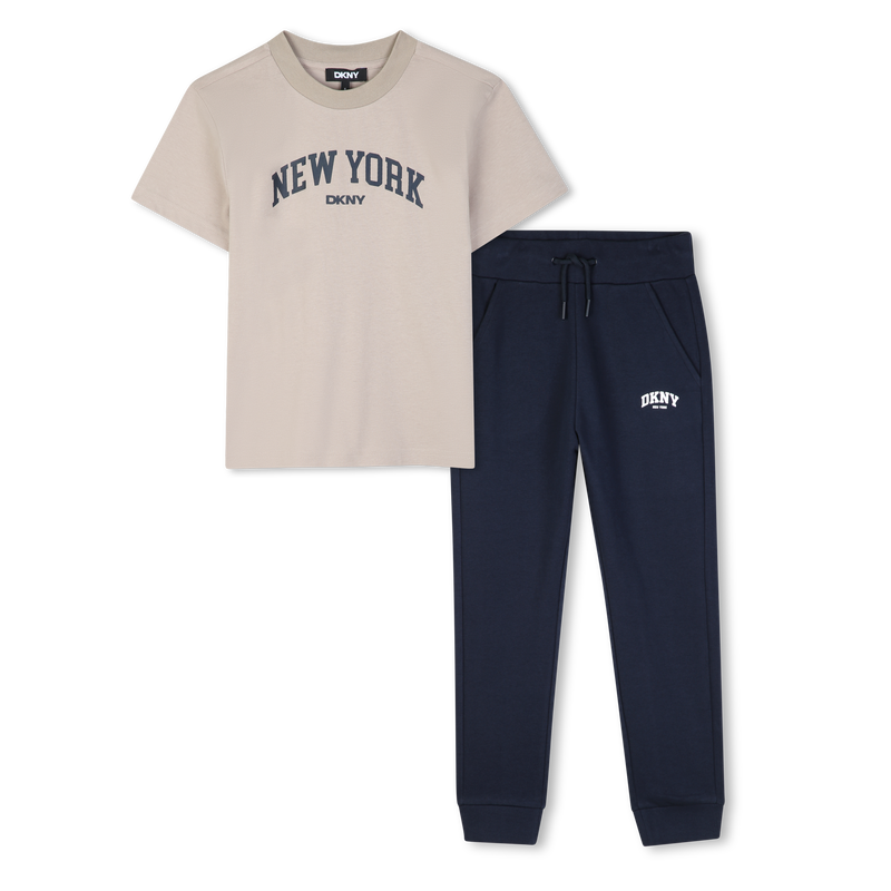 Set t-shirt e pantaloni DKNY 
                        BAMBINO