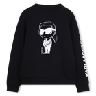 Felpa stampata KARL LAGERFELD KIDS 
                    RAGAZZO