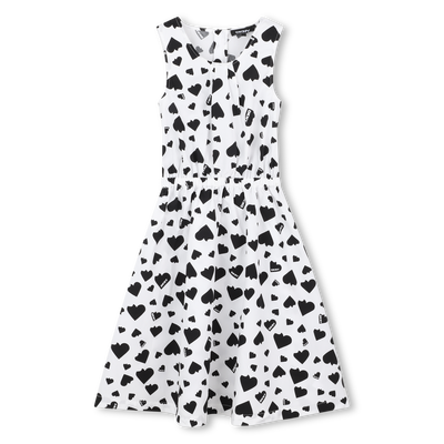 Vestito stampato in cotone DKNY BAMBINA
