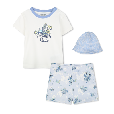 Set t-shirt, shorts e cappello KENZO KIDS RAGAZZO