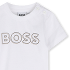 Set t-shirt + pantaloni + cardigan BOSS 
                    RAGAZZO