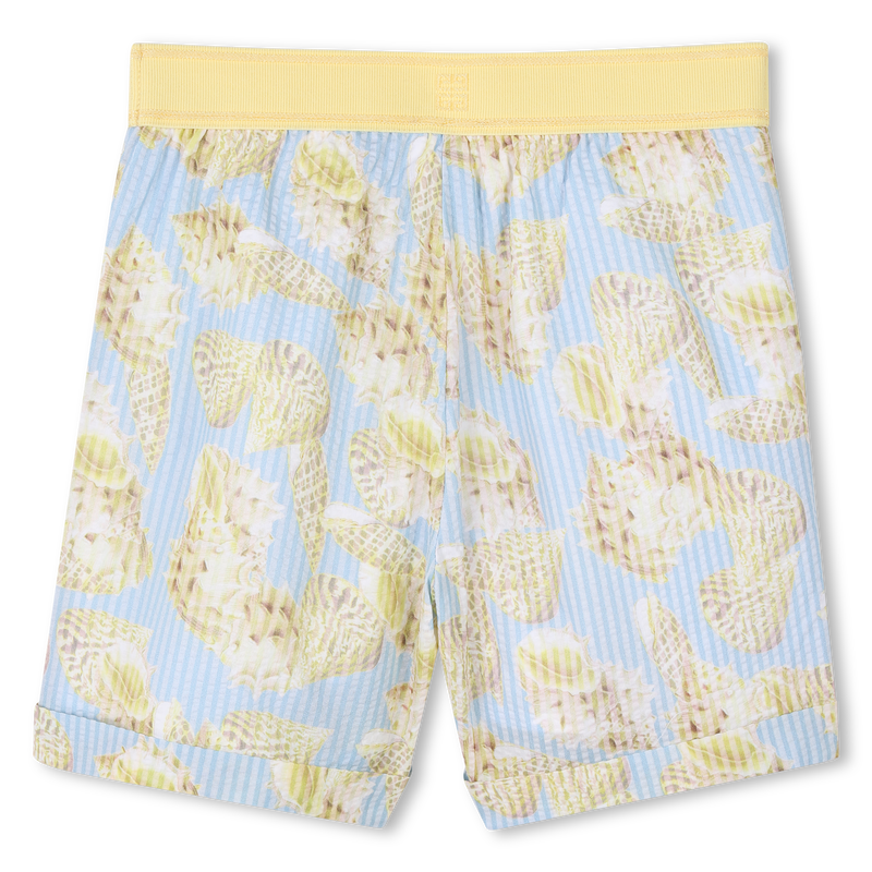 Camicia e shorts a conchiglie GIVENCHY 
                        BAMBINA