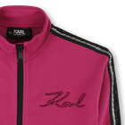 Cardigan in doppia jersey KARL LAGERFELD KIDS 
                    BAMBINA