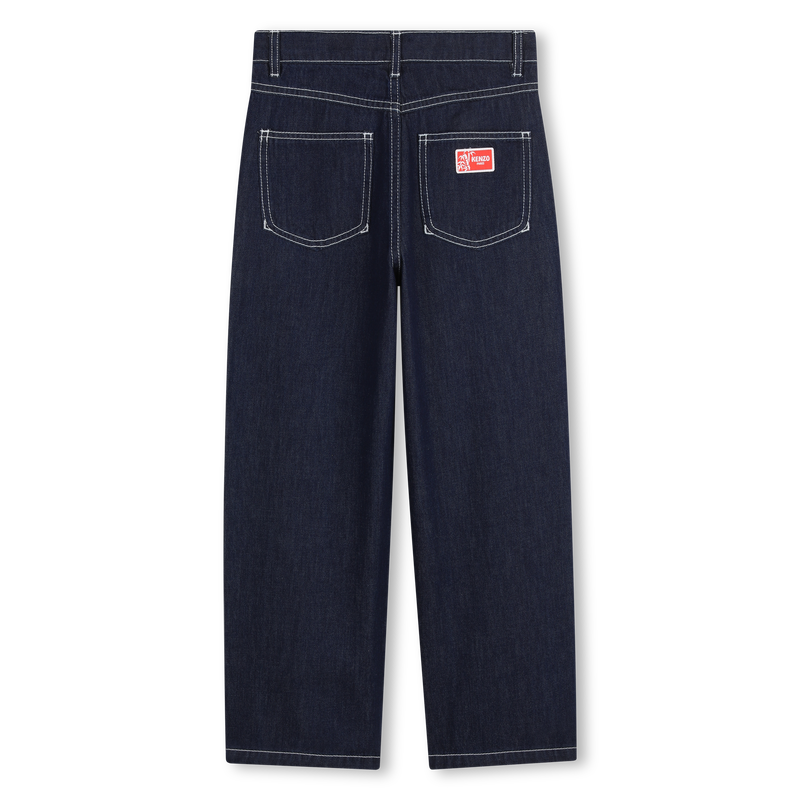 Jeans dalla vestibilit&agrave; dritta KENZO KIDS 
                        RAGAZZO