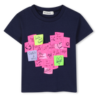 T-shirt a maniche corte BILLIEBLUSH 
                    BAMBINA