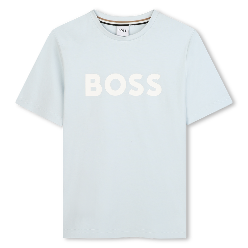 T-SHIRT A MANICHE CORTE BOSS 
                        RAGAZZO