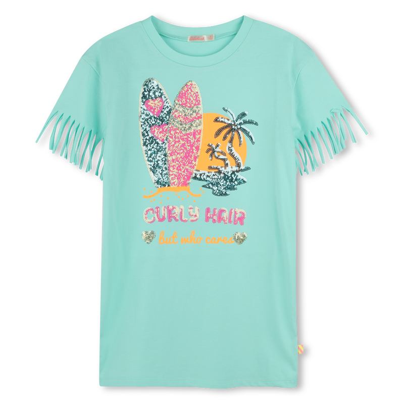 Abito dritto con frange BILLIEBLUSH 
                        BAMBINA