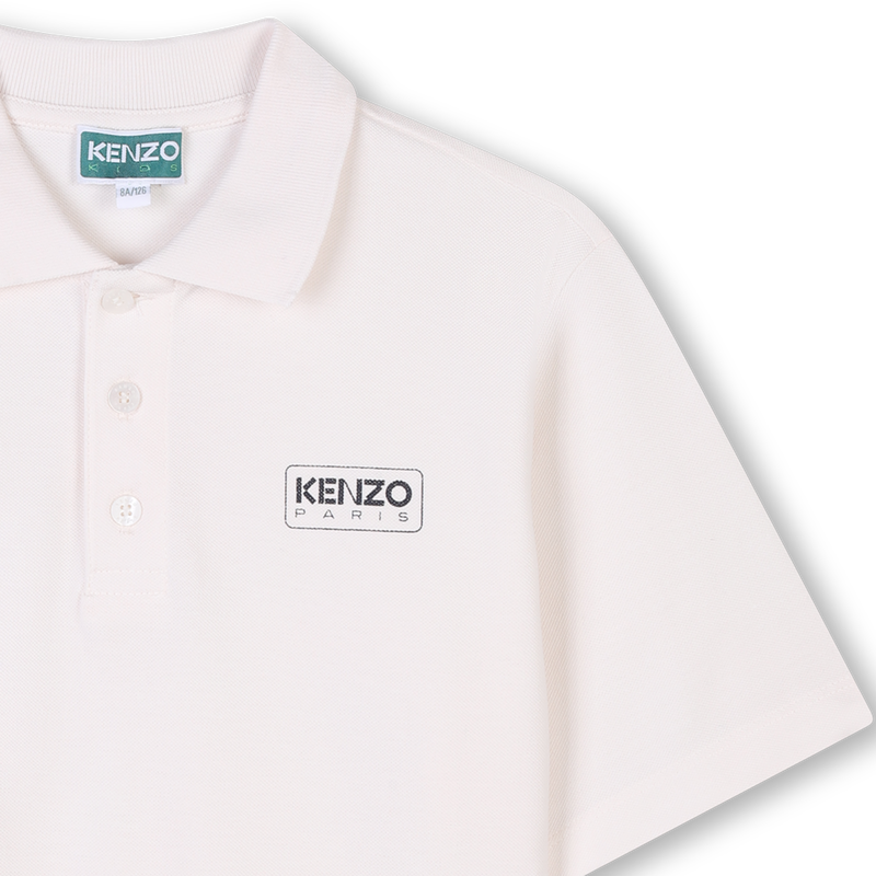 Polo con stampa logo KENZO KIDS 
                        RAGAZZO