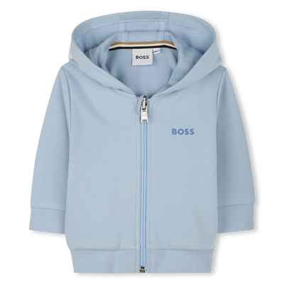Cardigan sportivo cappuccio BOSS RAGAZZO