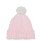 Cappello lavorato a maglia con pompon BOSS 
                    BAMBINA