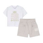 Set t-shirt + pantaloncini BOSS 
                    RAGAZZO
