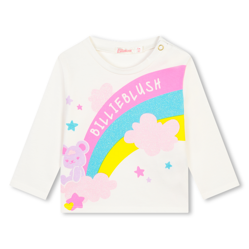 Long-Sleeved Cotton T-Shirt BILLIEBLUSH 
                        BAMBINA