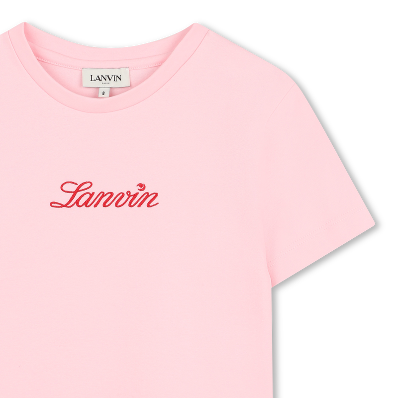 T-SHIRT A MANICHE CORTE LANVIN 
                        BAMBINA