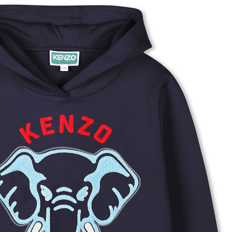 Felpa con cappuccio elefante KENZO KIDS 
                        RAGAZZO