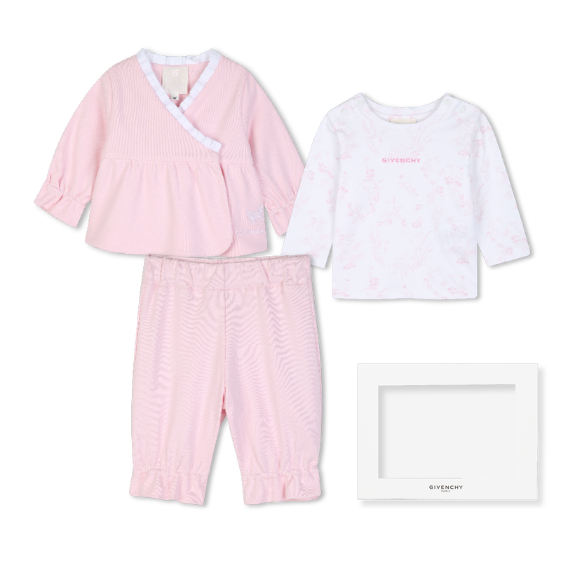Set pantalone, cardigan e t-shirt GIVENCHY 
                        BAMBINA