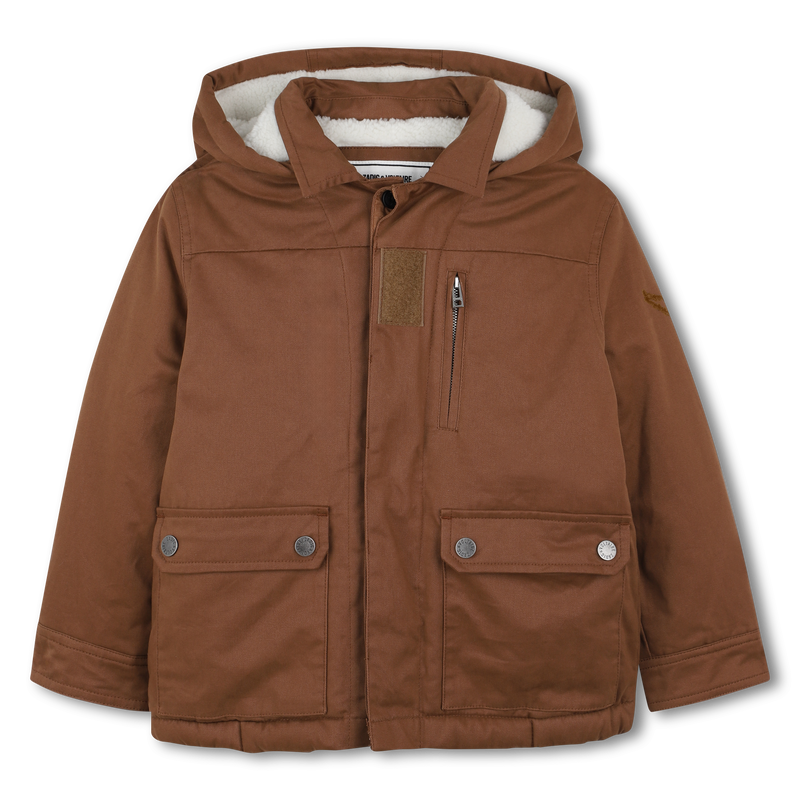 Parka con cappuccio idrorepellente ZADIG & VOLTAIRE 
                        RAGAZZO